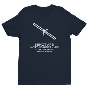 MINOT AFB; NORTH DAKOTA (MIB; KMIB) T-Shirt