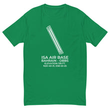 Load image into Gallery viewer, ISA AIR BASE (OBBS) in BAHRAIN (BH) T-shirt