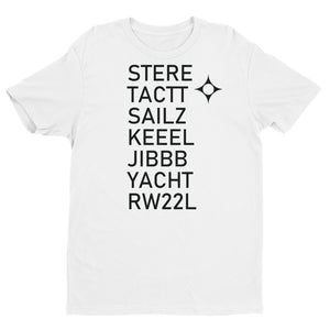 Chicago Midway (MDW) RNAV (RNP) Y 22L Approach Waypoints T-shirt (Light Colors)