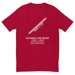 AVIANO AIR BASE (AVB; LIPA) in AVIANO; ITALY (ITL) T-shirt