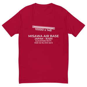 MISAWA AIR BASE (MSJ;RJSM) in MISAWA; JAPAN (JP) T-shirt