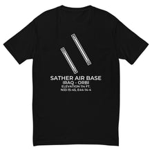 Load image into Gallery viewer, SATHER AIR BASE (BGW; ORBI) in BAGHDAD; IRAQ T-shirt
