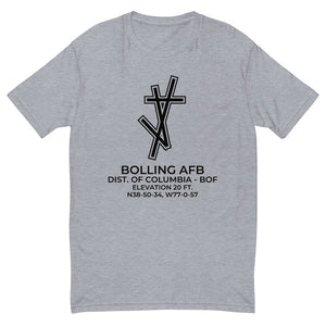 BOLLING AFB (BOF; KBOF) in WASHINGTON, D.C. c.1950s T-shirt