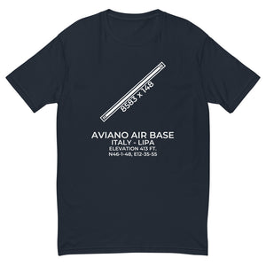 AVIANO AIR BASE (AVB; LIPA) in AVIANO; ITALY (ITL) T-shirt