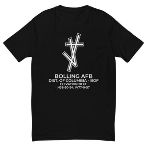 BOLLING AFB (BOF; KBOF) in WASHINGTON, D.C. c.1950s T-shirt