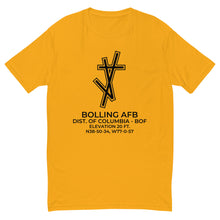 Load image into Gallery viewer, BOLLING AFB (BOF; KBOF) in WASHINGTON, D.C. c.1950s T-shirt