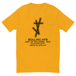 BOLLING AFB (BOF; KBOF) in WASHINGTON, D.C. c.1950s T-shirt