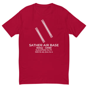 SATHER AIR BASE (BGW; ORBI) in BAGHDAD; IRAQ T-shirt