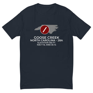 GOOSE CREEK (28A) near INDIAN TRAIL; NORTH CAROLINA (NC) T-shirt