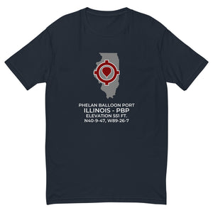 PHELAN BALLOON PORT ("PBP") in LINCOLN; ILLINOIS (IL) T-shirt