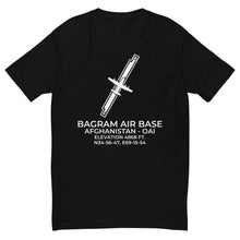 Load image into Gallery viewer, C-130 Hercules at Bagram Air Base (OAI; OAIX) in Bagram, Afghanistan T-Shirt