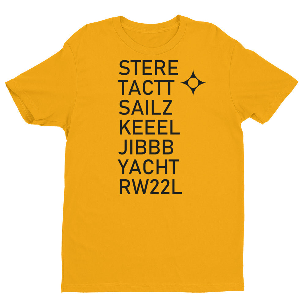 Chicago Midway (MDW) RNAV (RNP) Y 22L Approach Waypoints T-shirt (Light Colors)