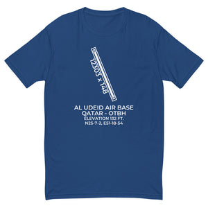 AL UDEID AIR BASE (XJD; OTBH) in RAYYAN; QATAR (QA) pre-2016 T-shirt