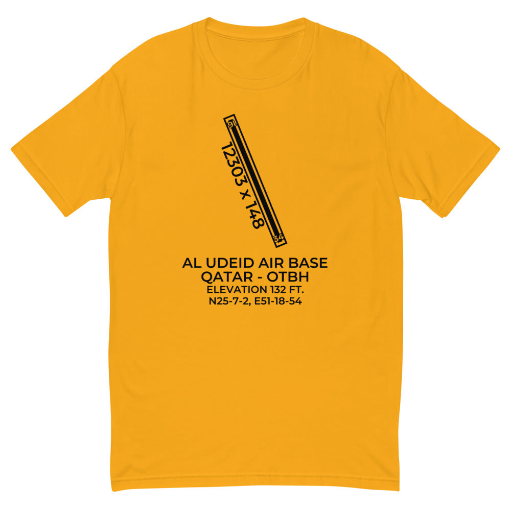 AL UDEID AIR BASE (XJD; OTBH) in RAYYAN; QATAR (QA) pre-2016 T-shirt