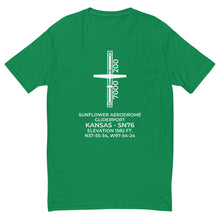 Load image into Gallery viewer, SGS 1-26 at SUNFLOWER AERODROME GLIDERPORT (SN76) T-shirt