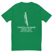 Load image into Gallery viewer, YOKOTA AIR BASE (OKO; RJTY) in FUSSA; JAPAN T-shirt
