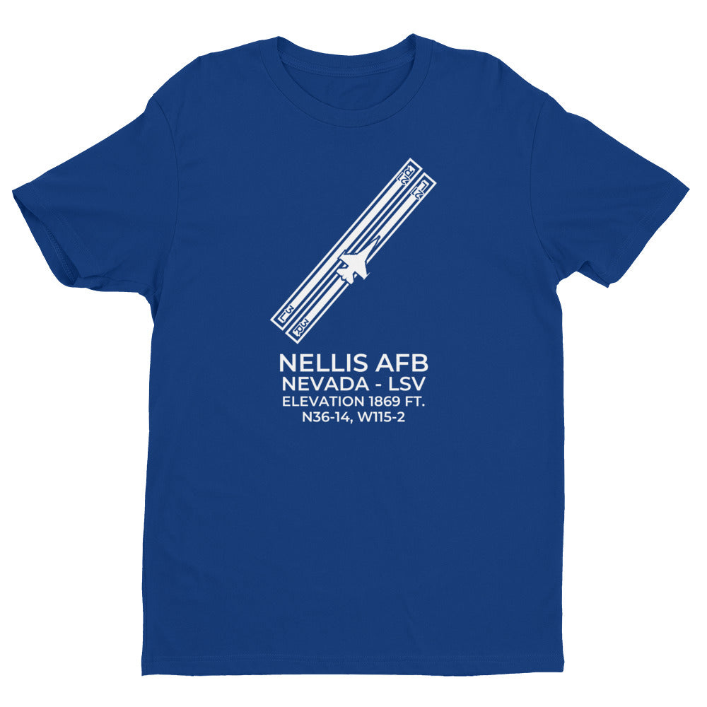 F-16 FIGHTING FALCON at NELLIS AFB; NEVADA (LSV; KLSV) T-Shirt