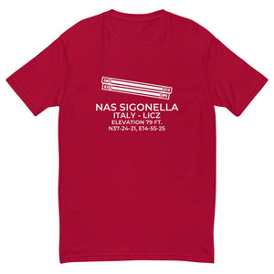 NAS SIGONELLA (NSY; LICZ) in SICILY; ITALY (ITL) T-shirt