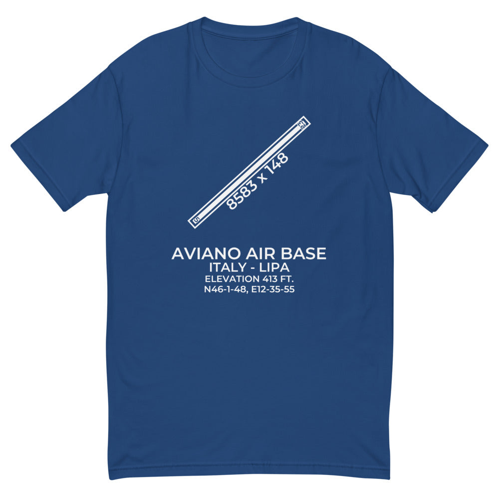 AVIANO AIR BASE (AVB; LIPA) in AVIANO; ITALY (ITL) T-shirt