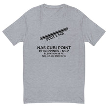 Load image into Gallery viewer, NAS CUBI POINT (NCP) in SUBIC BAY; PHILIPPINES (PH) T-shirt