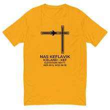 Load image into Gallery viewer, F-15 at NAS KEFLAVIK (KEF; BIKF) outside Reykjavík; ICELAND T-shirt