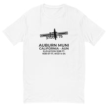 Load image into Gallery viewer, P-38 Lightning at AUBURN MUNI in AUBURN; CALIFORNIA (AUN; KAUN) T-Shirt