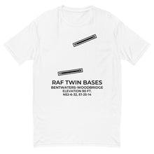 Load image into Gallery viewer, RAF &quot;Twin Bases&quot; (BWY;EGVJ and WOB;EGVG) in WOODBRIDGE; UK T-shirt