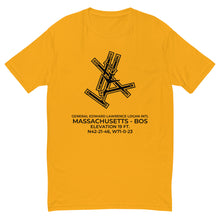 Load image into Gallery viewer, Falcon 7X at General Edward Lawrence Logan Intl (BOS;KBOS) in Boston, Massachusetts (MA) T-shirt