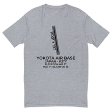 Load image into Gallery viewer, YOKOTA AIR BASE (OKO; RJTY) in FUSSA; JAPAN T-shirt