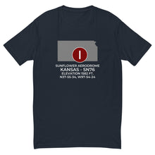 Load image into Gallery viewer, SUNFLOWER AERODROME (SN76) near HUTCHINSON; KANSAS (KS) T-shirt