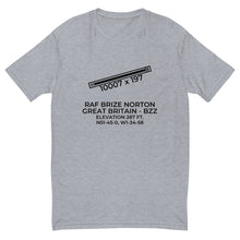 Load image into Gallery viewer, RAF BRIZE NORTON (BZZ; EGVN) near BRIZE NORTON, GREAT BRITAIN (GB) T-shirt