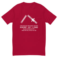 Load image into Gallery viewer, F-14 at Grumman Peconic River, Calverton, NY c.1980 Short Sleeve T-shirt