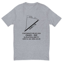 Load image into Gallery viewer, CINCINNATI-BLUE ASH (ISZ; KISZ) in BLUE ASH; OHIO (OH) T-shirt