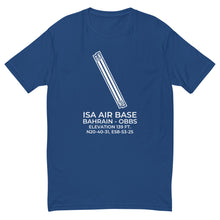 Load image into Gallery viewer, ISA AIR BASE (OBBS) in BAHRAIN (BH) T-shirt