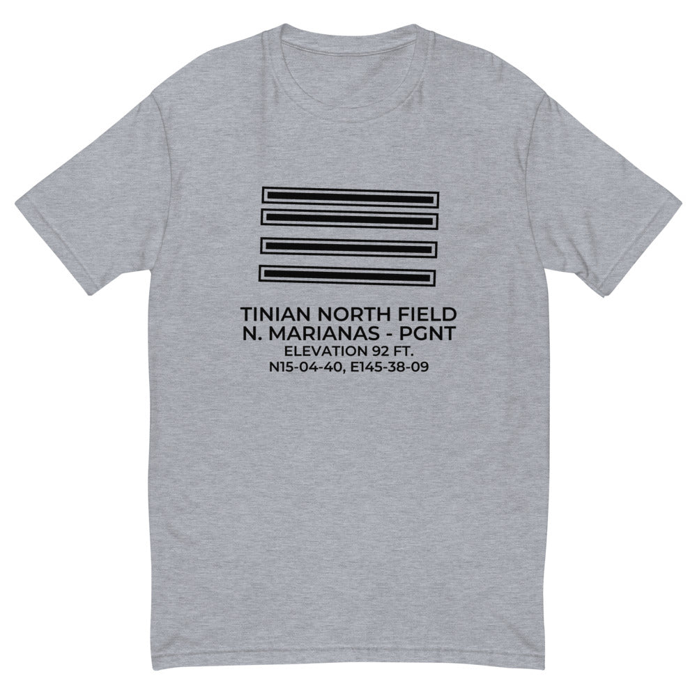 TINIAN NORTH FIELD (PGNT) in NORTHERN MARIANAS (CQ) T-shirt