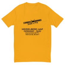 Load image into Gallery viewer, UH-60 at HEIDELBERG AAF (QHD; ETIE) in HEIDELBERG; GERMANY T-shirt