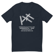 Load image into Gallery viewer, 747-400 at Minneapolis-St Paul Intl (MSP;KMSP) T-shirt