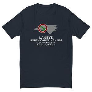 LANEYS (N92) near MAIDEN; NORTH CAROLINA (NC) T-shirt