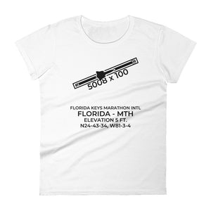 SR-71 at FLORIDA KEYS MARATHON INTL (MTH; KMTH) Women's Short Sleeve T-shirt