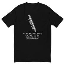 Load image into Gallery viewer, AL UDEID AIR BASE (XJD; OTBH) in RAYYAN; QATAR (QA) pre-2016 T-shirt