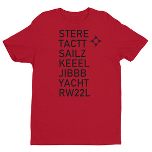 Chicago Midway (MDW) RNAV (RNP) Y 22L Approach Waypoints T-shirt (Light Colors)