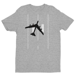 B-52 Crab Landing (Frame of Runway) Short Sleeve T-shirt