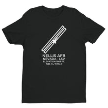 Load image into Gallery viewer, F-15 EAGLE at NELLIS AFB; NEVADA (LSV; KLSV) T-Shirt