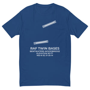 RAF "Twin Bases" (BWY;EGVJ and WOB;EGVG) in WOODBRIDGE; UK T-shirt