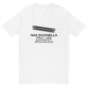 NAS SIGONELLA (NSY; LICZ) in SICILY; ITALY (ITL) T-shirt