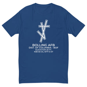 BOLLING AFB (BOF; KBOF) in WASHINGTON, D.C. c.1950s T-shirt