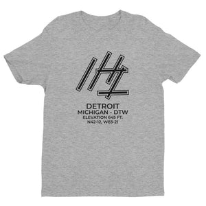 DETROIT; MICHIGAN (DTW; KDTW) T-Shirt